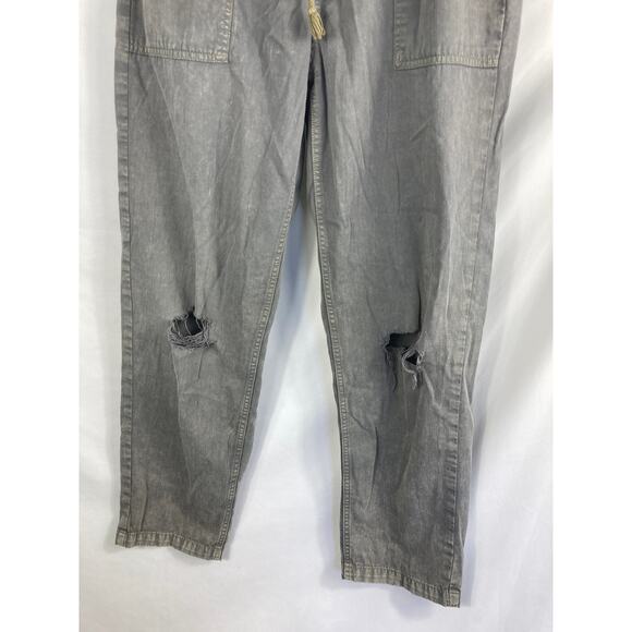 Aerie Grey Distressed Burnout Jogger Pant Size Medium - Picture 3 of 5